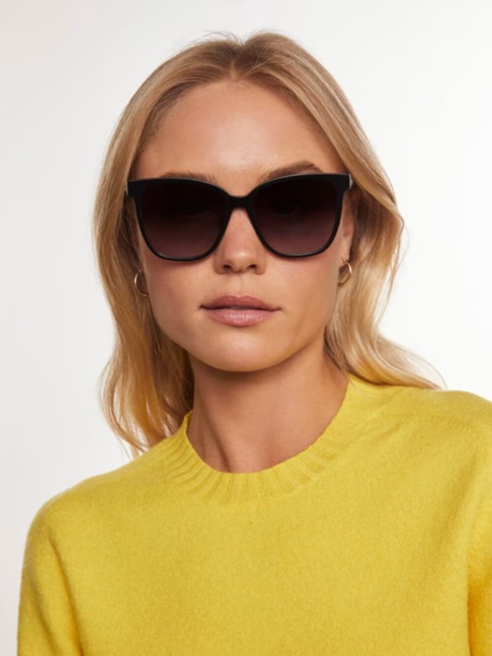 Kendra Scott - Dira Rectangle Sunglasses (NIB) - Black - Picture 5 of 8
